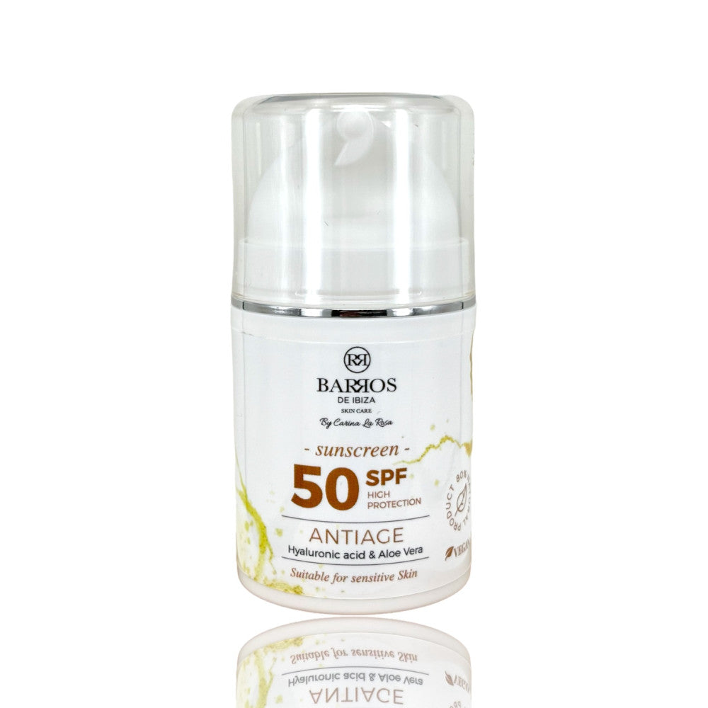 Sunscreen 50 SPF, Anti-aging & Sensitive Skin