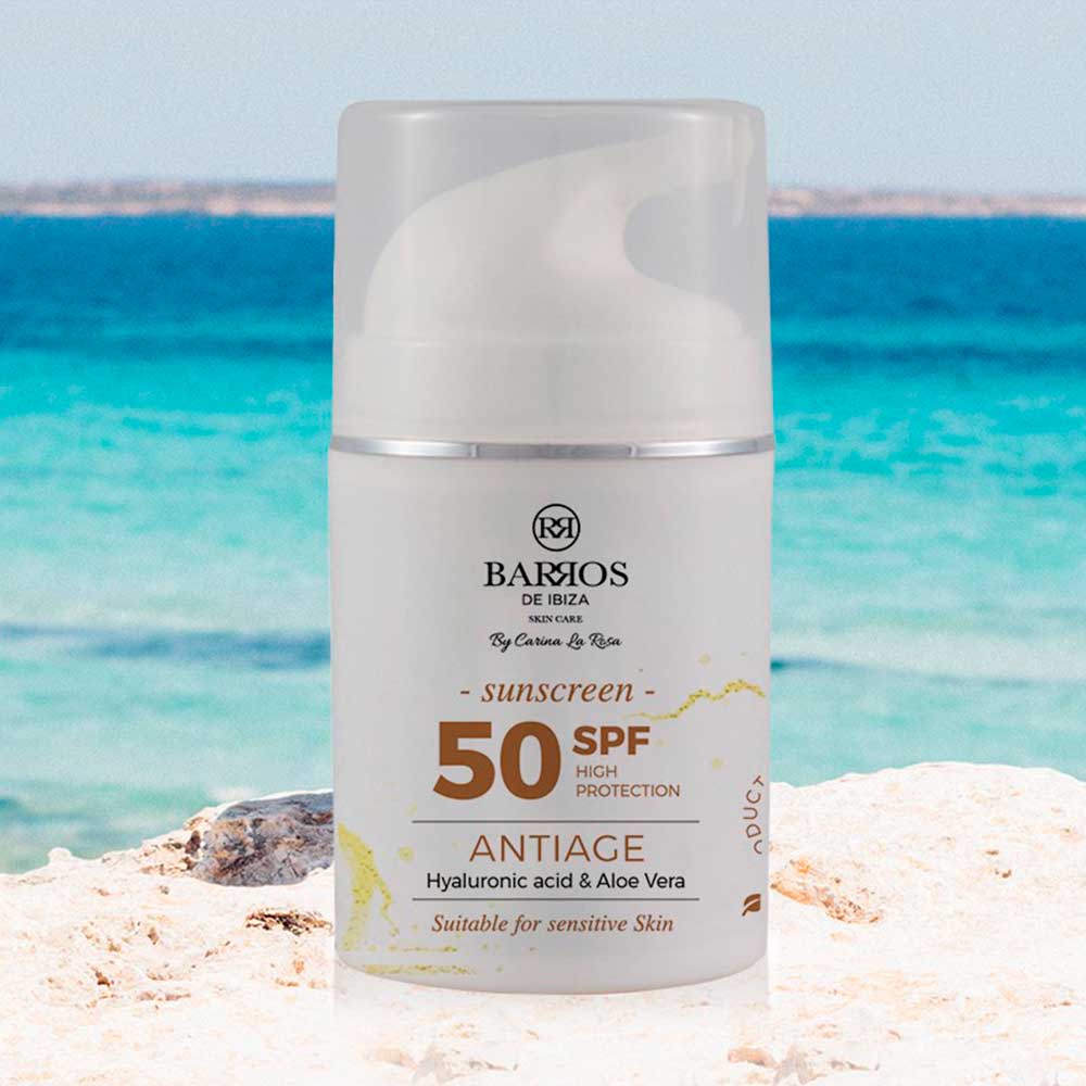 Sunscreen 50 SPF, Anti-aging &amp; Sensitive Skin